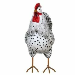 Cheapest 🛒 9.84" Resin Rooster Statue Black/White - Exhart 🤩 -Garden Decor Shop unnamed file 4187