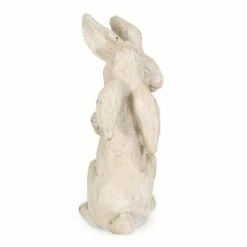 Best Pirce 😉 17.75" Concrete Intrare Outdoor Rabbit Couple Garden Statue - White - Christopher Knight Home 🧨 -Garden Decor Shop unnamed file 421