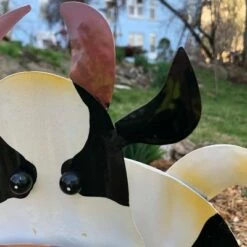 Top 10 💯 Backyard Expressions 24" Metal Cow Garden Stake White/Tan/Black 🧨 -Garden Decor Shop unnamed file 4218