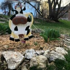Top 10 💯 Backyard Expressions 24" Metal Cow Garden Stake White/Tan/Black 🧨 -Garden Decor Shop unnamed file 4220