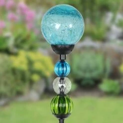 Wholesale π― 29.5" Crackle Glass Solar Ball and Beaded Stake Blue - Exhart π 10 Wholesale π― 29.5" Crackle Glass Solar Ball and Beaded Stake Blue - Exhart π -Garden Decor Shop unnamed file 4229