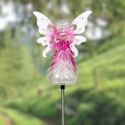 Buy π 39.25" Metal and Acrylic Solar Angel Stake Pink - Exhart β¨ 4 Buy π 39.25" Metal and Acrylic Solar Angel Stake Pink - Exhart β¨ - Image 2