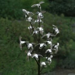 Promo 🔔 38" 20 Led Branch Resin Birds Garden Stake - Exhart 👏