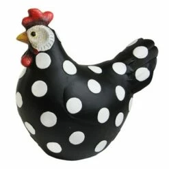 Coupon π 8.46" Resin Polka Dot Garden Hen Statue - Exhart Black/white π 11 Coupon π 8.46" Resin Polka Dot Garden Hen Statue - Exhart Black/white π -Garden Decor Shop unnamed file 4310