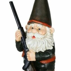 Best deal 🔔 13.39" Resin Hunting Harry Garden Gnome Brown- Exhart 🔥 -Garden Decor Shop unnamed file 4326