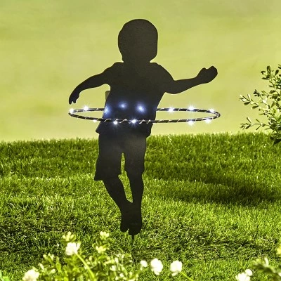 Deals π₯° The Lakeside Collection Lakeside Solar Lighted Silhouette Kid Garden Stake with Multiple Functions π 2 Deals π₯° The Lakeside Collection Lakeside Solar Lighted Silhouette Kid Garden Stake with Multiple Functions π