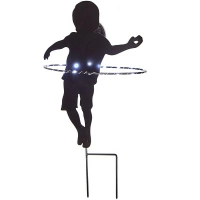 Deals π₯° The Lakeside Collection Lakeside Solar Lighted Silhouette Kid Garden Stake with Multiple Functions π 5 Deals π₯° The Lakeside Collection Lakeside Solar Lighted Silhouette Kid Garden Stake with Multiple Functions π - Image 4