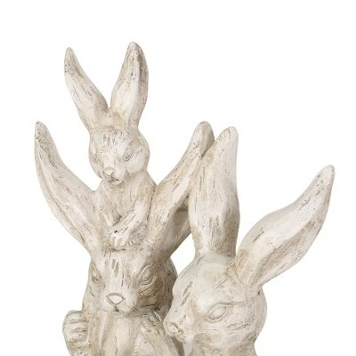 Brand new π 23.5" Concrete Haston Outdoor Rabbit Family Garden Statue - White - Christopher Knight Home π 11 Brand new π 23.5" Concrete Haston Outdoor Rabbit Family Garden Statue - White - Christopher Knight Home π - Image 9