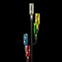 Cheap 💯 Alpine Corporation 37" Glass/Iron Solar Bottle Tree Stake ✔️ -Garden Decor Shop unnamed file 4354