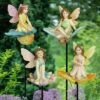 Promo ✨ 12.8" Resin Set of Fairy Pot Stakes Gray - Exhart ❤️ -Garden Decor Shop unnamed file 4361