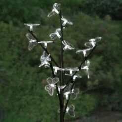 Top 10 π€© 38" Resin 20 Led Branch Garden Stake With Butterflies - Exhart π