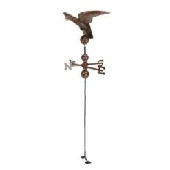 Wholesale β Northlight 3' Polished Eagle Outdoor Garden Weathervane - Chocolate Brown βοΈ