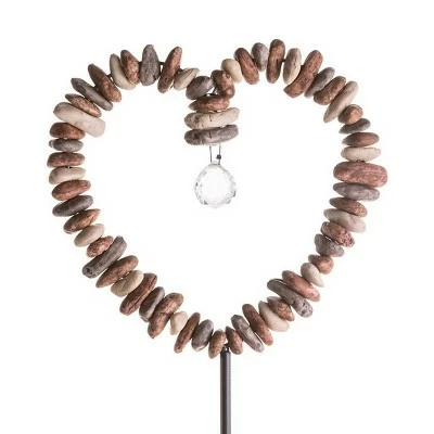 Deals ๐ 47.5" Resin Decorative Garden Stake with Metal Post Rock Heart - Evergreen ๐ 4 Deals ๐ 47.5" Resin Decorative Garden Stake with Metal Post Rock Heart - Evergreen ๐ - Image 2