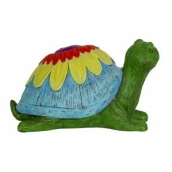 Flash Sale 😀 6.5" Resin Colorful Garden Turtle Statue - Exhart 🔔 -Garden Decor Shop unnamed file 4455