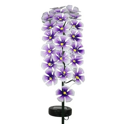 Coupon β¨ 28" Solar Resin/Metal Hanging Flower Garden Stake Purple - Exhart π 8 Coupon β¨ 28" Solar Resin/Metal Hanging Flower Garden Stake Purple - Exhart π - Image 6