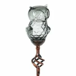 Promo ✨ 32" Solar Resin/Glass Owl Garden Stake Bronze - Exhart 🛒 -Garden Decor Shop unnamed file 4495