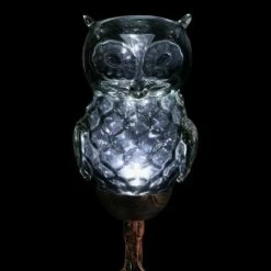 Promo ✨ 32" Solar Resin/Glass Owl Garden Stake Bronze - Exhart 🛒 -Garden Decor Shop unnamed file 4496