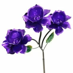 Deals 🎉 54" Metal Triple Rose Spinning Stake Metallic Purple - Exhart 🥰 -Garden Decor Shop unnamed file 4507