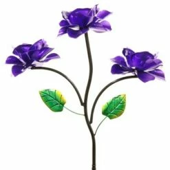 Deals 🎉 54" Metal Triple Rose Spinning Stake Metallic Purple - Exhart 🥰 -Garden Decor Shop unnamed file 4508