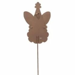 Budget 😉 Round Top Collection Easter 29.0" Bunny Gnome Garden Stake Holiday Bunny Face - Decorative Garden Stakes ❤️