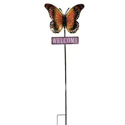 Brand new β Direct International Home & Garden 58.0" Butterfly Welcome Stake Yard Decor Poke βοΈ Summer Direct Designs International - Decorative Garden Stakes π€© 3 Brand new β Direct International Home & Garden 58.0" Butterfly Welcome Stake Yard Decor Poke βοΈ Summer Direct Designs International - Decorative Garden Stakes π€©