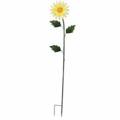 Flash Sale π Direct International Home & Garden 49.0" Daisy Flower On Stake Yard Decor Flower Direct Designs International - Decorative Garden Stakes β¨