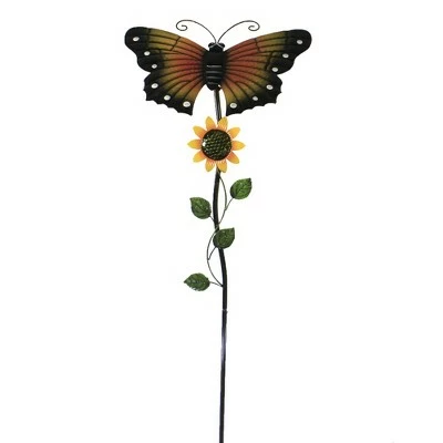 New βοΈ Direct International Home & Garden 54.0" Butterfly Spring Sunflower Poke Yard Decor Motion Movement Poke Direct Designs International - Decorative Garden Stakes π€© 3 New βοΈ Direct International Home & Garden 54.0" Butterfly Spring Sunflower Poke Yard Decor Motion Movement Poke Direct Designs International - Decorative Garden Stakes π€©