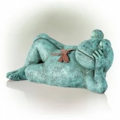 Deals ✔️ Alpine Corporation 7" Magnesium Oxide Frog Relaxing Statue Green 🥰 -Garden Decor Shop unnamed file 459