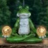 Discount 😍 10" Resin Solar Yoga Frog Holding 2 Glass Jars Garden Statue Green - Exhart 🔔 1 Discount 😍 10" Resin Solar Yoga Frog Holding 2 Glass Jars Garden Statue Green - Exhart 🔔 -Garden Decor Shop unnamed file 46