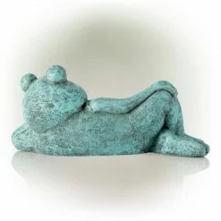 Deals ✔️ Alpine Corporation 7" Magnesium Oxide Frog Relaxing Statue Green 🥰 -Garden Decor Shop unnamed file 460