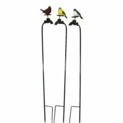Coupon π Direct International Home & Garden 37.0" π Summer Birds Water Spigot Pokes Set / 3 Yard Decor Stake Direct Designs International - Decorative Garden Stakes β¨