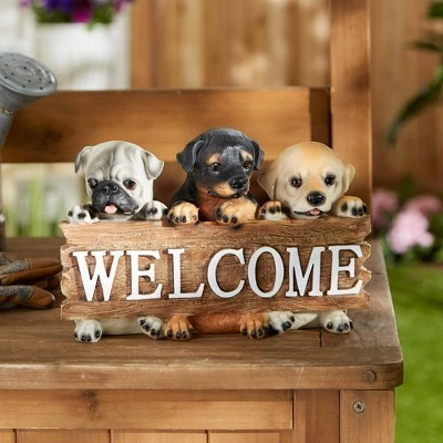 Top 10 β¨ Zingz & Thingz Zingz & Thingz Polyresin Puppy Welcome Sign Brown π€© 4 Top 10 β¨ Zingz & Thingz Zingz & Thingz Polyresin Puppy Welcome Sign Brown π€© - Image 3