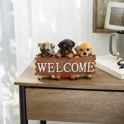 Top 10 β¨ Zingz & Thingz Zingz & Thingz Polyresin Puppy Welcome Sign Brown π€© 5 Top 10 β¨ Zingz & Thingz Zingz & Thingz Polyresin Puppy Welcome Sign Brown π€© - Image 4
