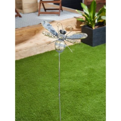 Outlet β¨ Zingz & Thingz Zingz & Thingz 10.25" Iron Bee Garden Stake Silver π€© 6 Outlet β¨ Zingz & Thingz Zingz & Thingz 10.25" Iron Bee Garden Stake Silver π€© - Image 4