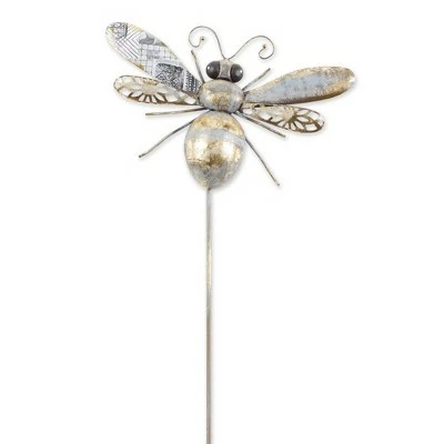 Outlet β¨ Zingz & Thingz Zingz & Thingz 10.25" Iron Bee Garden Stake Silver π€© 8 Outlet β¨ Zingz & Thingz Zingz & Thingz 10.25" Iron Bee Garden Stake Silver π€© - Image 6