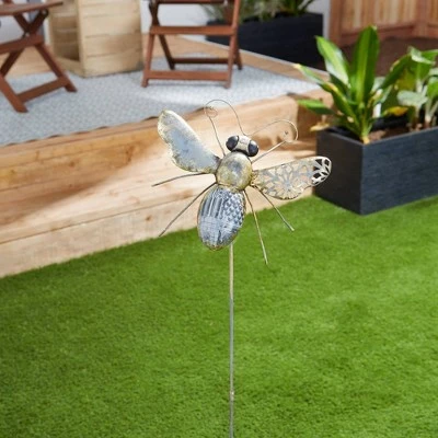 Flash Sale ❤️ Zingz & Thingz Zingz & Thingz 39" Iron Bee Garden Stake Metallic ✨ 5 Flash Sale ❤️ Zingz & Thingz Zingz & Thingz 39" Iron Bee Garden Stake Metallic ✨ - Image 3