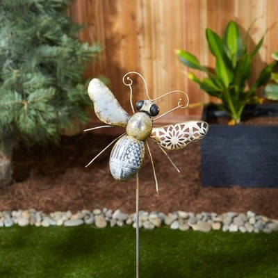 Flash Sale ❤️ Zingz & Thingz Zingz & Thingz 39" Iron Bee Garden Stake Metallic ✨ 7 Flash Sale ❤️ Zingz & Thingz Zingz & Thingz 39" Iron Bee Garden Stake Metallic ✨ - Image 5