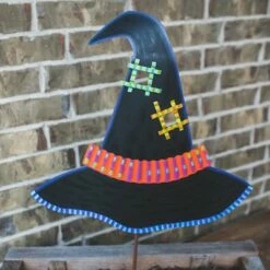 Cheap 😉 Round Top Collection 💀 Halloween 37.0" Witch Way Hat Spooky Hang Or Stake - Decorative Garden Stakes ⭐ -Garden Decor Shop unnamed file 4707