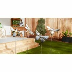 Best reviews of 🛒 Zingz & Thingz Zingz & Thingz 39.25" Iron Dragonfly Garden Stake Metallic ✔️ -Garden Decor Shop unnamed file 4721