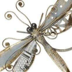 Best reviews of 🛒 Zingz & Thingz Zingz & Thingz 39.25" Iron Dragonfly Garden Stake Metallic ✔️ -Garden Decor Shop unnamed file 4725