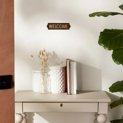 Flash Sale 𧨠Zingz & Thingz Zingz & Thingz Cast Iron Welcome Sign Dark Brown β 3 Flash Sale 𧨠Zingz & Thingz Zingz & Thingz Cast Iron Welcome Sign Dark Brown β - Image 2