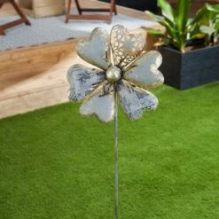 Best deal π Zingz & Thingz Zingz & Thingz 9.75" Metal Flower Garden Stake Silver 𧨠10 Best deal π Zingz & Thingz Zingz & Thingz 9.75" Metal Flower Garden Stake Silver 𧨠-Garden Decor Shop unnamed file 4749