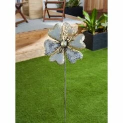Best deal π Zingz & Thingz Zingz & Thingz 9.75" Metal Flower Garden Stake Silver 𧨠13 Best deal π Zingz & Thingz Zingz & Thingz 9.75" Metal Flower Garden Stake Silver 𧨠-Garden Decor Shop unnamed file 4752