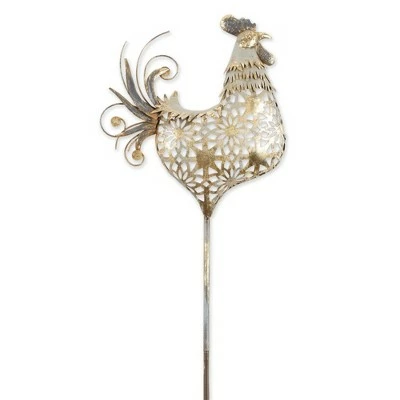 Top 10 βοΈ Zingz & Thingz Zingz & Thingz 9.25" Iron Rooster Garden Stake Gold π 5 Top 10 βοΈ Zingz & Thingz Zingz & Thingz 9.25" Iron Rooster Garden Stake Gold π - Image 3