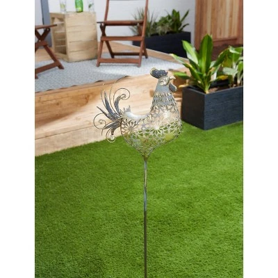 Top 10 βοΈ Zingz & Thingz Zingz & Thingz 9.25" Iron Rooster Garden Stake Gold π 8 Top 10 βοΈ Zingz & Thingz Zingz & Thingz 9.25" Iron Rooster Garden Stake Gold π - Image 6