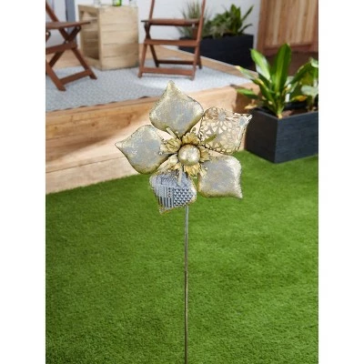 Best deal π₯ Zingz & Thingz Zingz & Thingz 12.5" Iron Flower Garden Stake Silver π 4 Best deal π₯ Zingz & Thingz Zingz & Thingz 12.5" Iron Flower Garden Stake Silver π - Image 2