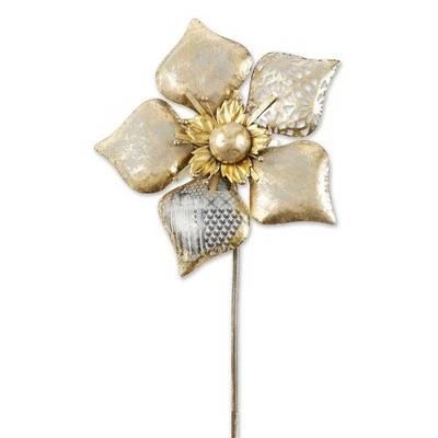 Best deal π₯ Zingz & Thingz Zingz & Thingz 12.5" Iron Flower Garden Stake Silver π 8 Best deal π₯ Zingz & Thingz Zingz & Thingz 12.5" Iron Flower Garden Stake Silver π - Image 6