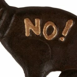 Wholesale 👏 Zingz & Thingz Zingz & Thingz 12.72" Cast Iron "No! Pooping" Garden Stake Brown 🤩 -Garden Decor Shop unnamed file 4798