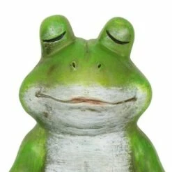 Discount 😍 10" Resin Solar Yoga Frog Holding 2 Glass Jars Garden Statue Green - Exhart 🔔 -Garden Decor Shop unnamed file 48