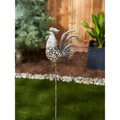 Top 10 ✔️ Zingz & Thingz Zingz & Thingz 35.25" Iron Chicken Garden Stake Gold ⌛ 5 Top 10 ✔️ Zingz & Thingz Zingz & Thingz 35.25" Iron Chicken Garden Stake Gold ⌛ - Image 3